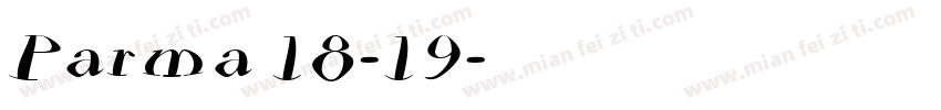 Parma 18-19字体转换